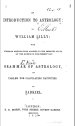 Introduction to Astrology, An by Lilly, William