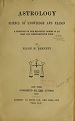 Astrology Science of Knowledge and Reason by Bennett, Ellen H.