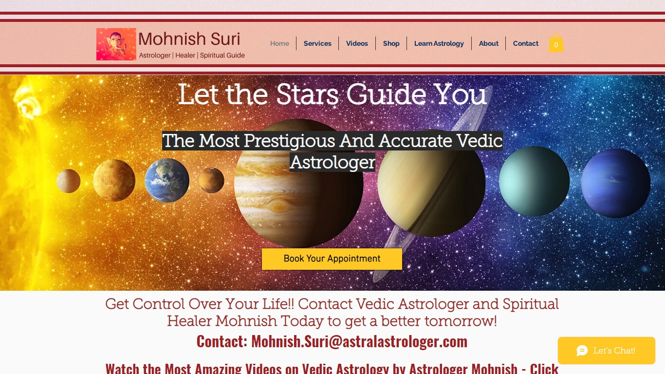 Vedic Astrologer Monish Suri